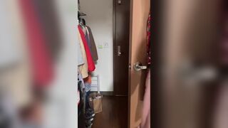 College Dorm Room Handstand Nipslip