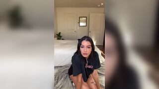 Sweet Aliya nipslip on TikTok live #1