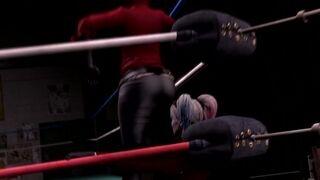 Ada Wong stinkfaces Harley Quinn