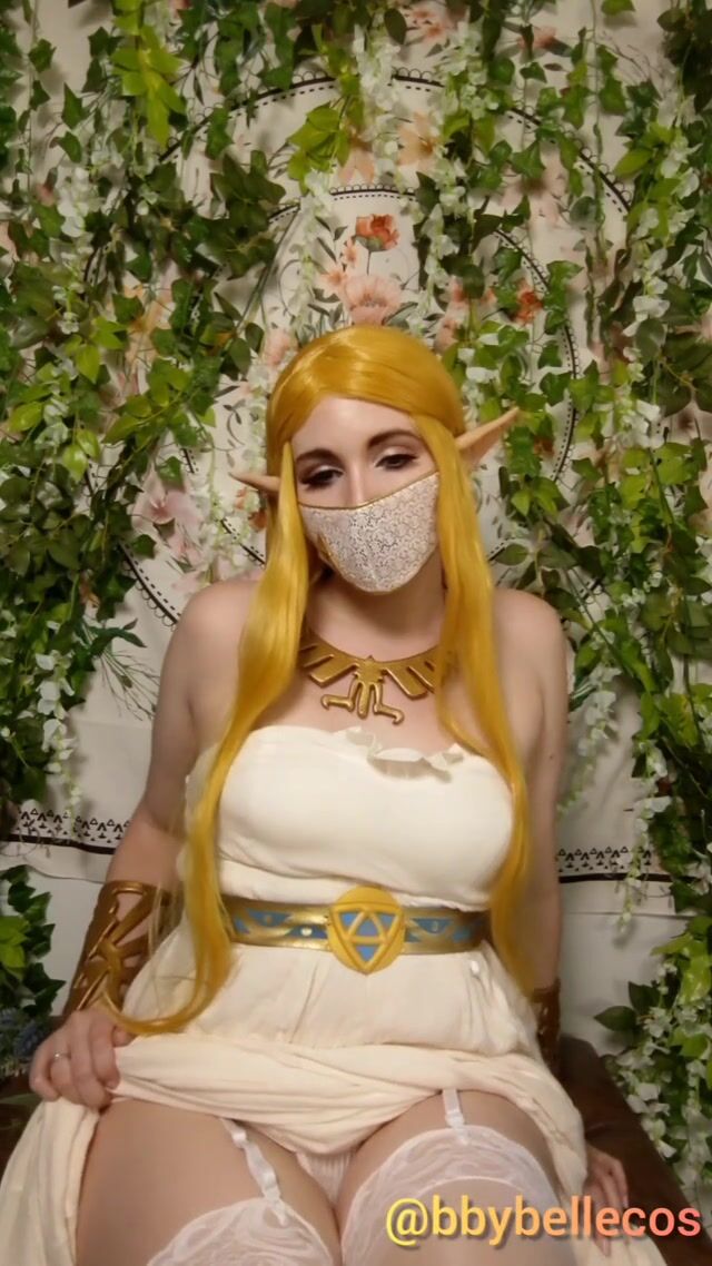 BOTW Princess Zelda tease, twerk and cum by BbyBelleCos